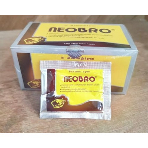 NEOBRO 5 GRAM MEDION, WATER SOLUTION POWDER (VITAMIN AND BROILER/MEDAGE ...