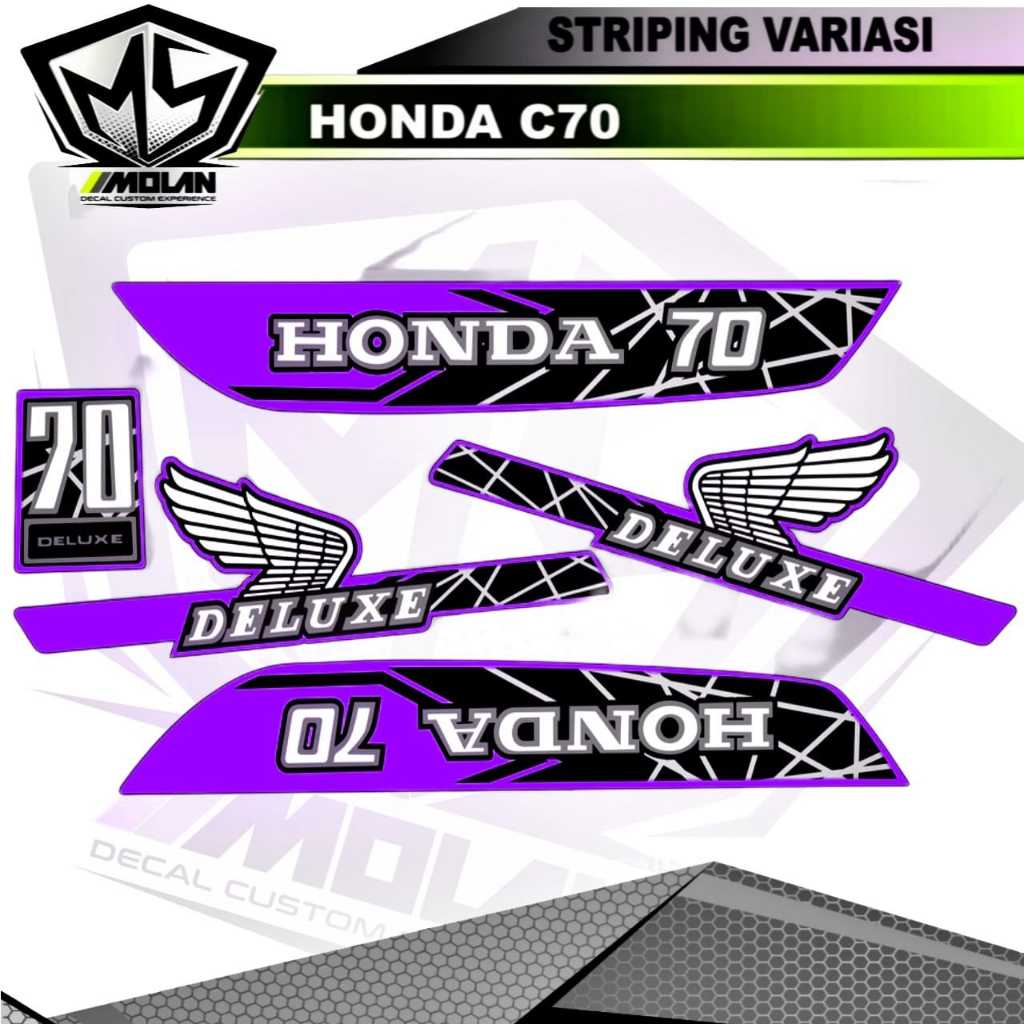 Striping Decal Sticker Variations C70/Decal C 70/Striping C70 | Shopee ...