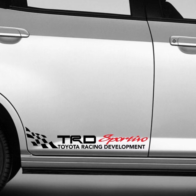 Trd sportivo car door Sticker, viral cutting Sticker | Shopee Malaysia