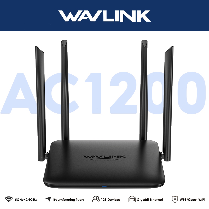 Wavlink AC1200 Wifi Router Dual Band 2.4GHz + 5GHz AP / Long Distance