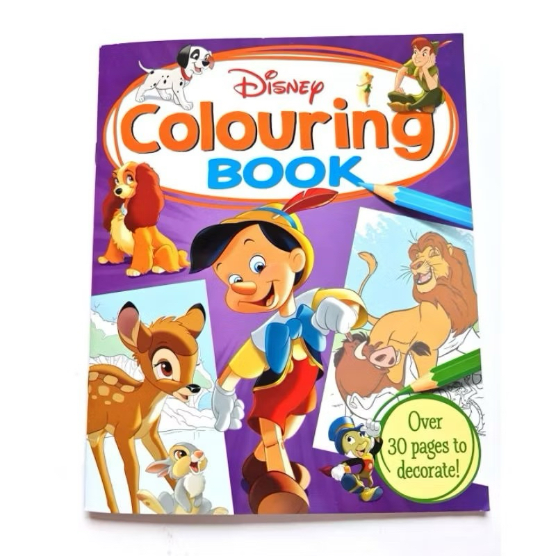Disney Pixar Coloring Book Nemo Avenger Pinocchio | Shopee Malaysia