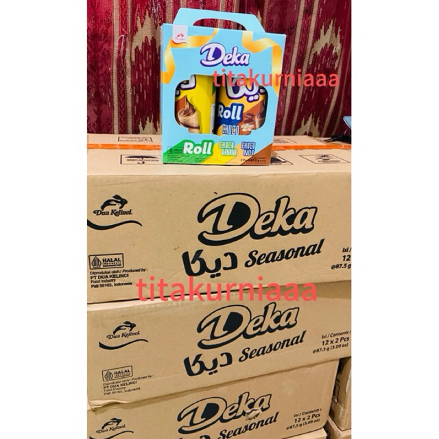 Sekarton Deka Wafer Roll Cardboard contains 12 boxes Parcel Hampers ...