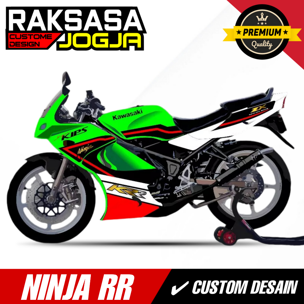 Custom NINJA RR OLD STRIPING PREMIUM QUALITY VARIATIONS 100% DURABLE ...