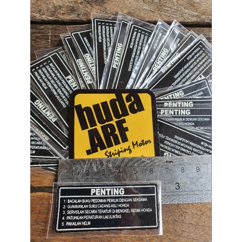 Original sticker Important honda Important sticker | Shopee Malaysia