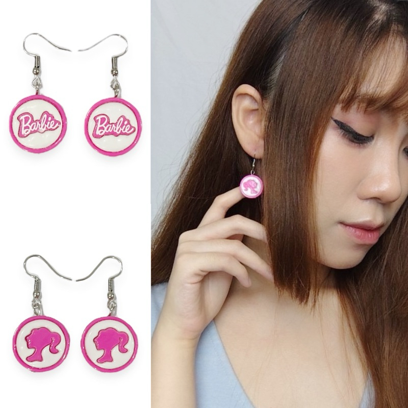 Barbie earrings for adults clearance