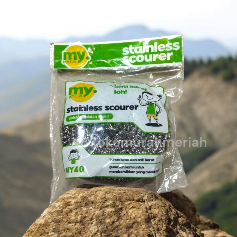 Stainless Wire Coir / Iron Dish Washing Wire Coir | Shopee Malaysia