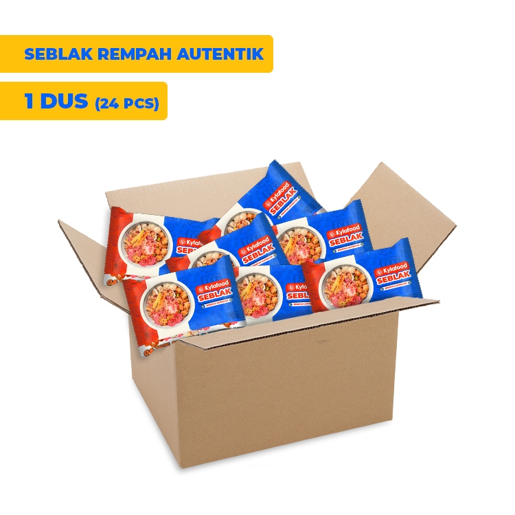 Kylafood Package 1 Box Authentic Spiced Seblak (24 pcs) | Shopee Malaysia