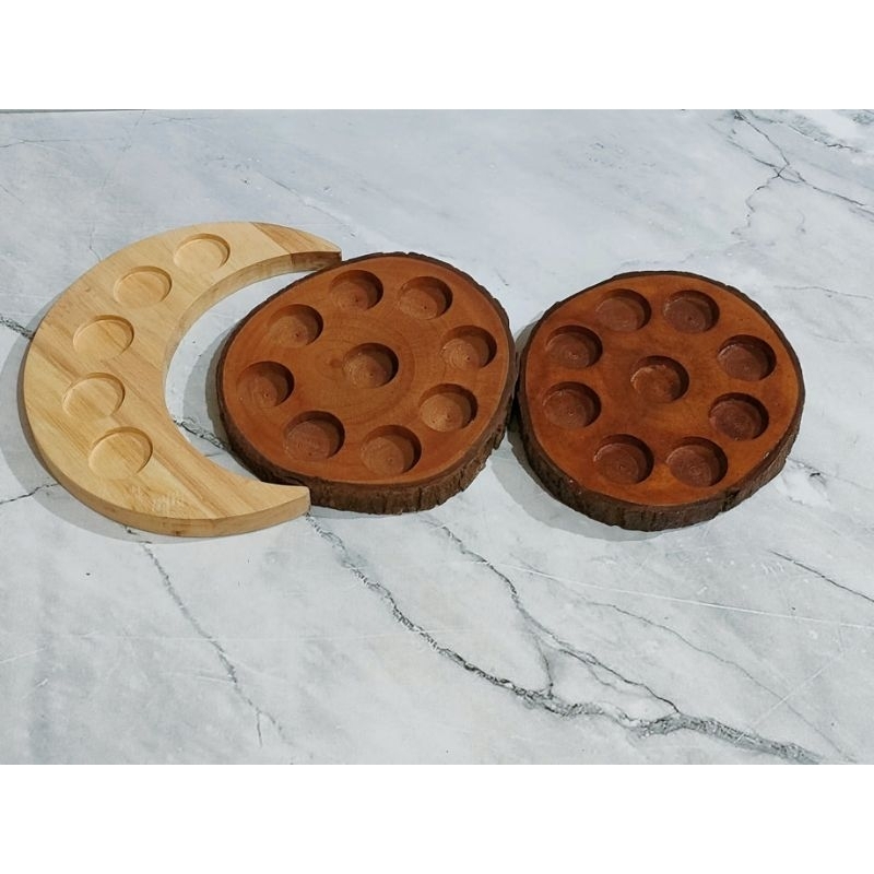 KAYU Preloved - Wooden Oil Rack / Essential Oil Holder Rack (1 set = 3 ...