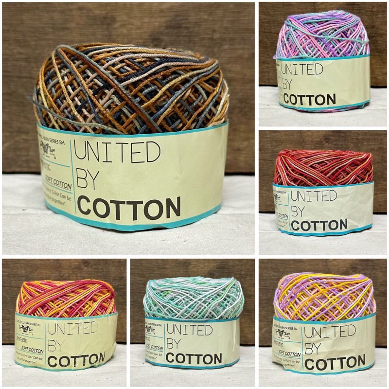 KATUN United Burst Fine Cotton Knitting Yarn (Ombre Soft Cotton United ...