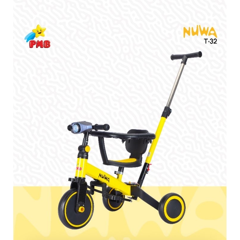Balance Bike Nuwa T32 Pmb Children's Push Bike Pushbike Tricycle