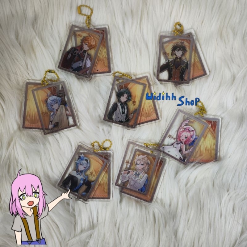 GANTUNGAN Genshin Impact Keychain/ Genshin Orchestra 2023/ Orchestra ...
