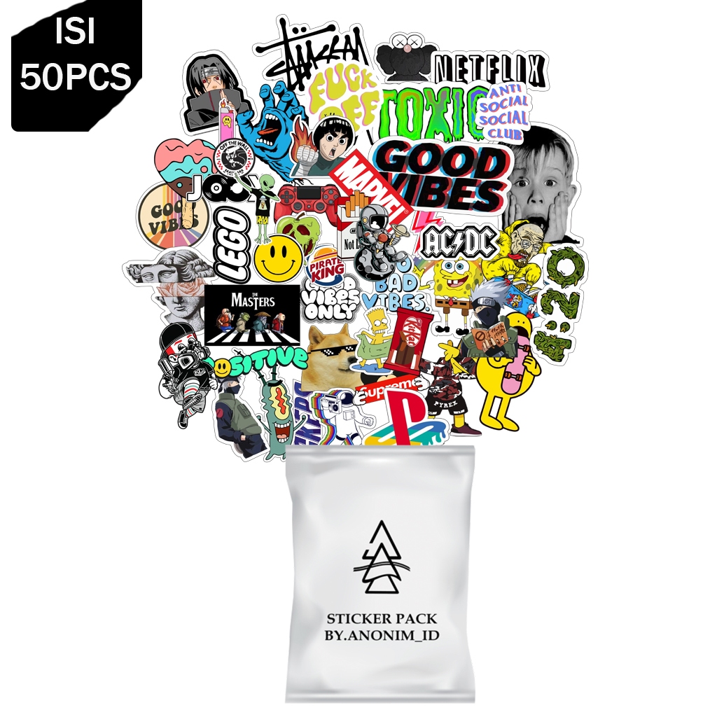 HP Sticker Pack Waterproof, Heat Resistant Aesthetic Stickers Suitable ...