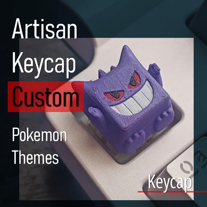Keycap Artisan POKEMON Theme Mechanical Keyboard Keycaps OEM Cherry ...