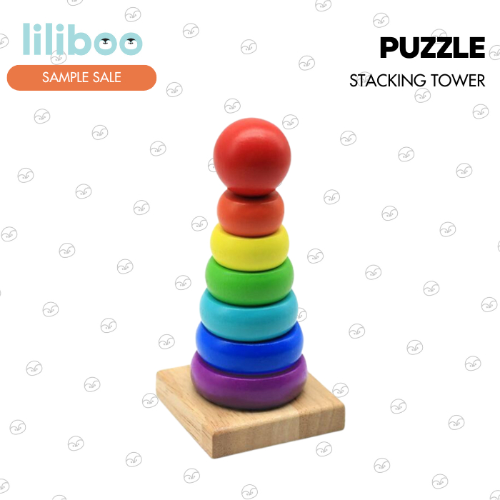 Wooden Montessori Children's Educational Toy Geometry Knob Puzzle Stick ...