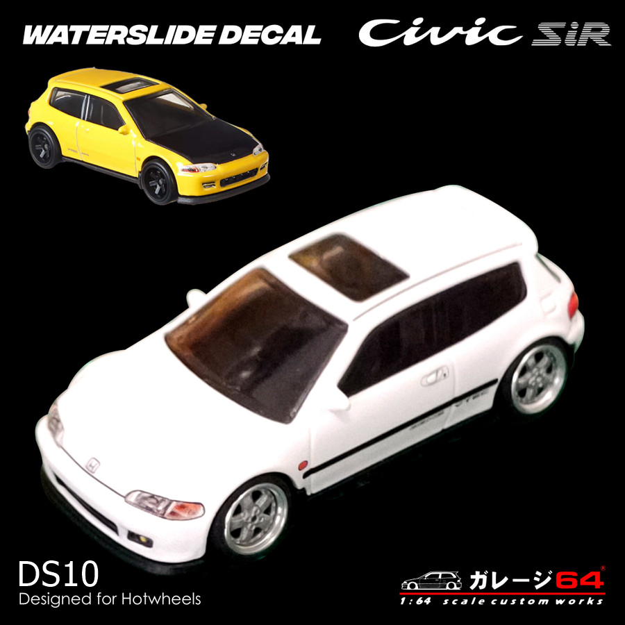 Legend Honda Civic EG SIR VTI EG4 EG6 Vtec Hot Hatch Decal Vinyl