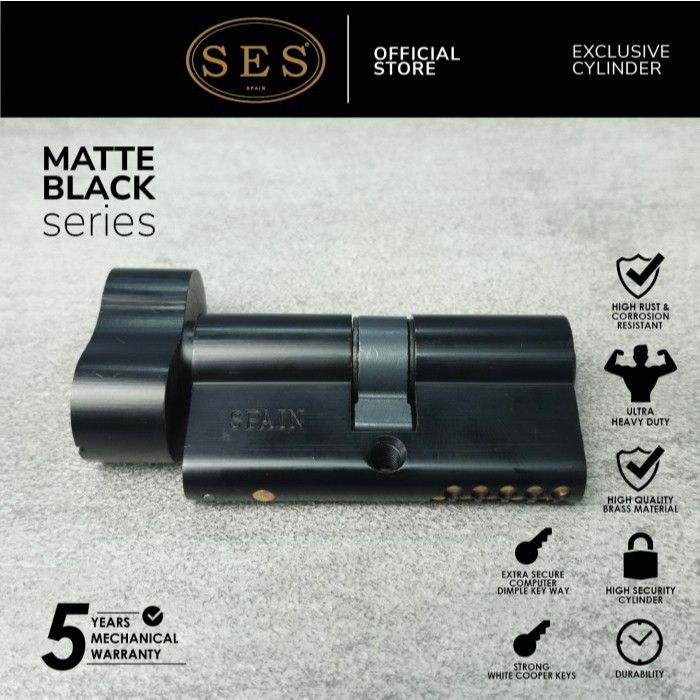 Key Cylinder - SES VIP Computer Cylinder 80mm EK (Knob) | Shopee Malaysia