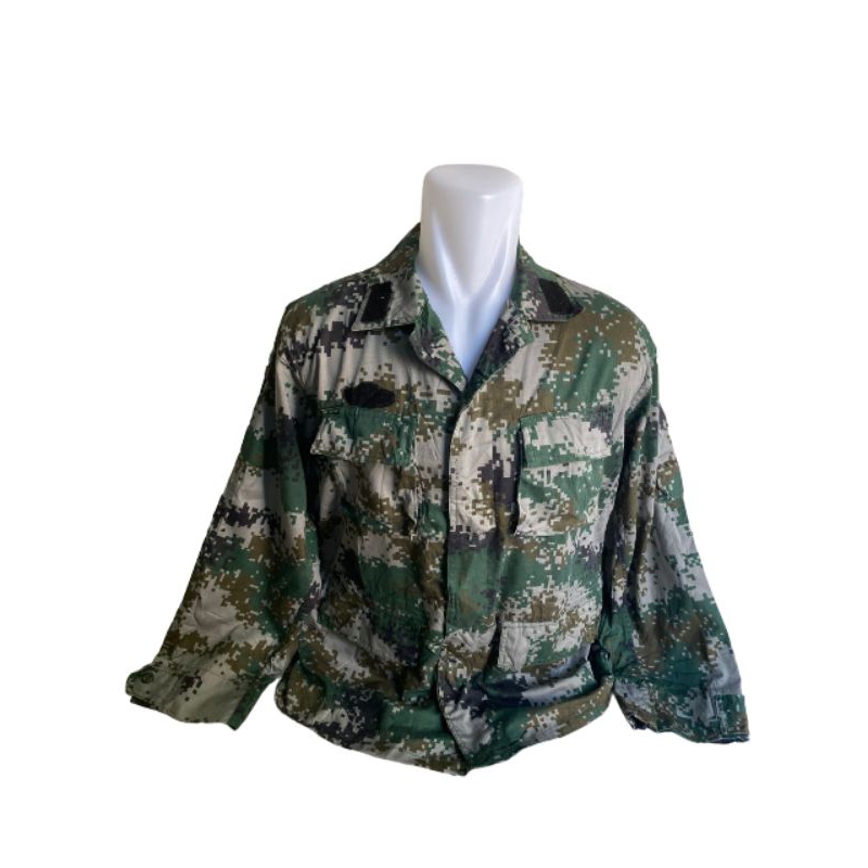 Digital Striped Parka Jacket Type 07 Woodland Universal Camouflage PLA ...
