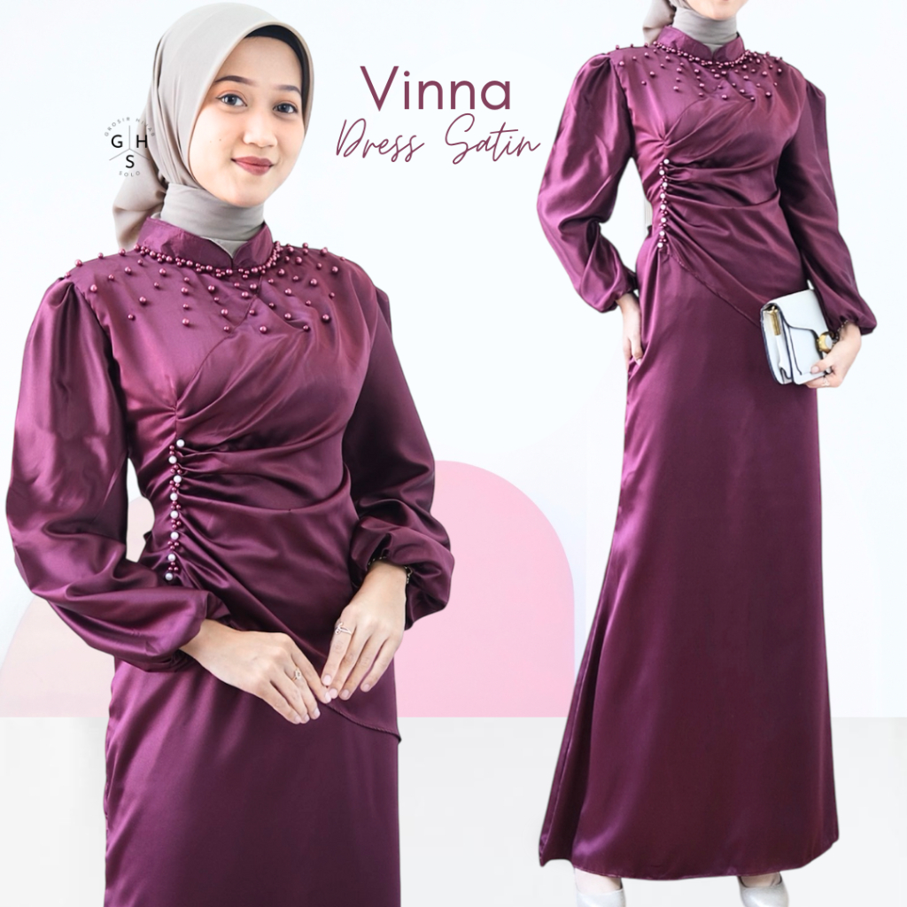 a line v neck asymmetrical chiffon bridesmaid dress with ruffle Mermaid Soft Satin Wedding Dress For Muslim Bride  TANYA BRIDAL