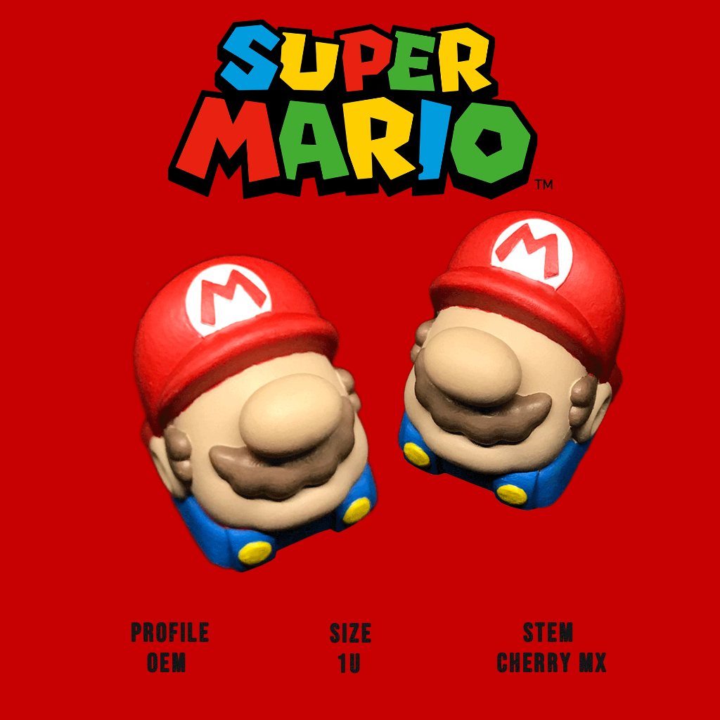 Super Mario Bros Artisan Keycap For Cherry MX Switch Gateron Outemu ...