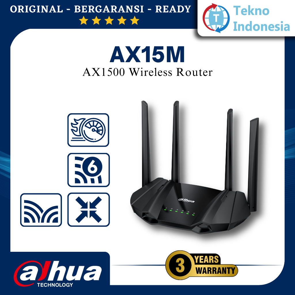 DAHUA AX15M AX1500 Wireless Router 300MBPS Dual Band 2.4GHz 5GHz Wifi ...