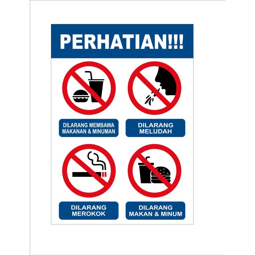 Vinyl SIGN STICKER EXAMINATION PROHIBITED TO CARRY FOOD/MOUNTAIN ...