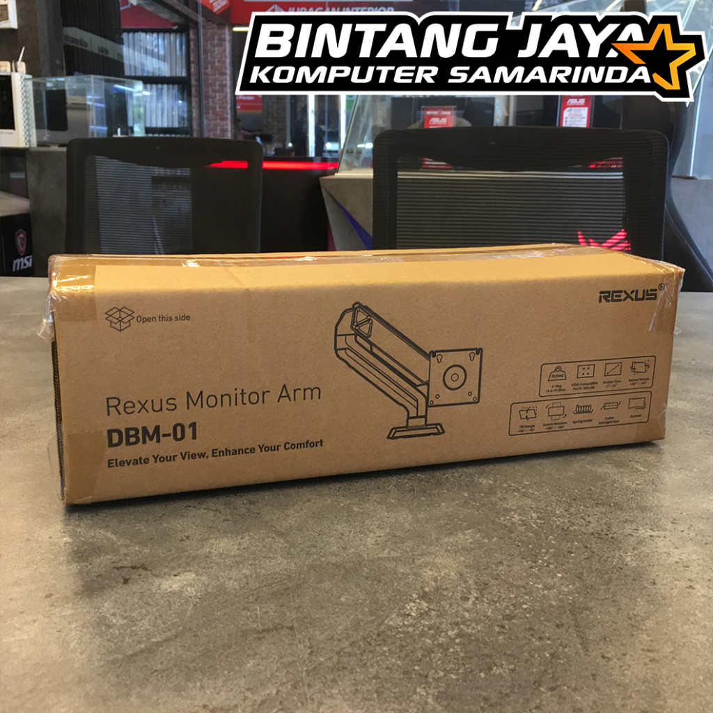 Rexus Monitor Arm Bracket DBM-01 SINGLE ARM VESA | Shopee Malaysia
