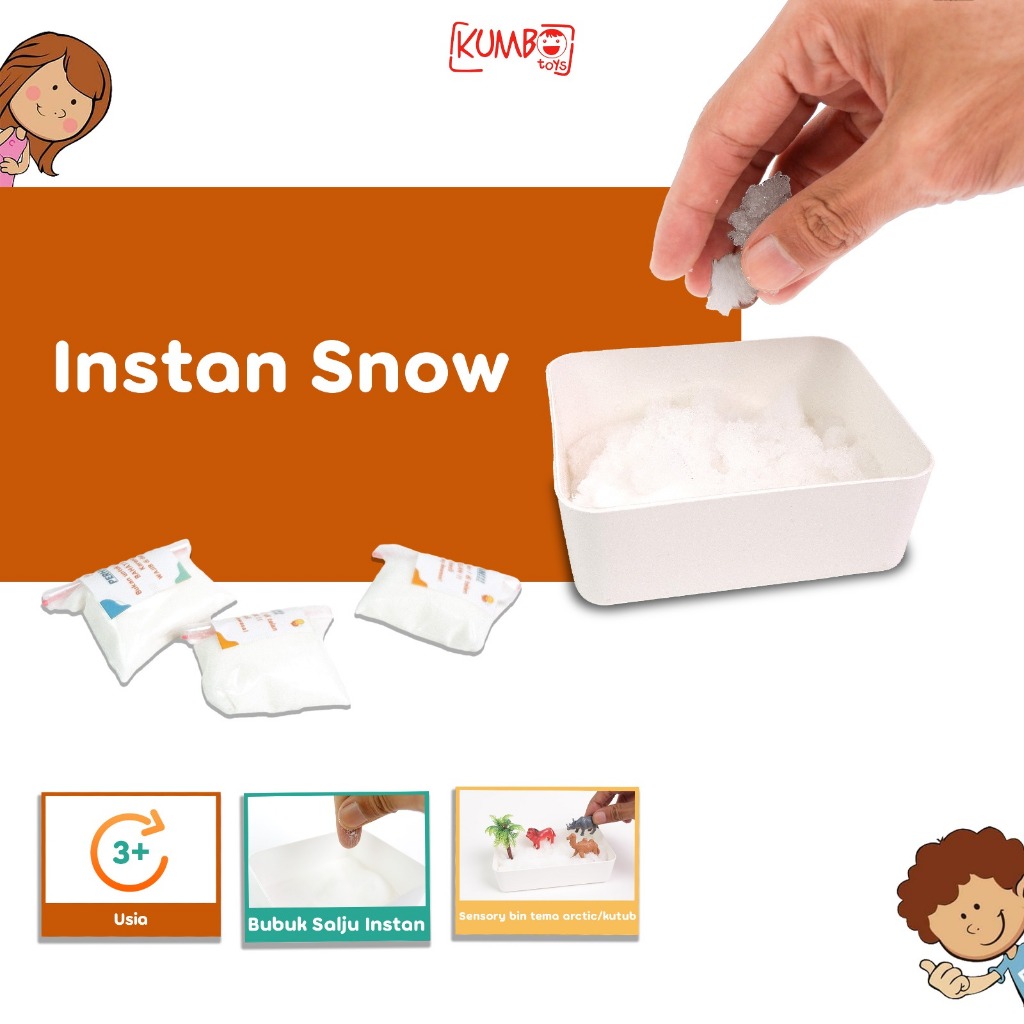 Instant Snow Powder Instant Snow Weight 10 Grams Sensory Play | Shopee ...