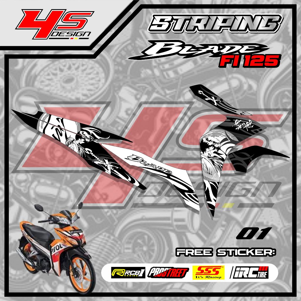 01 STICKER STRIPING BLADE FI 125 - STICKER STRIPING BLADE FI 125 ...