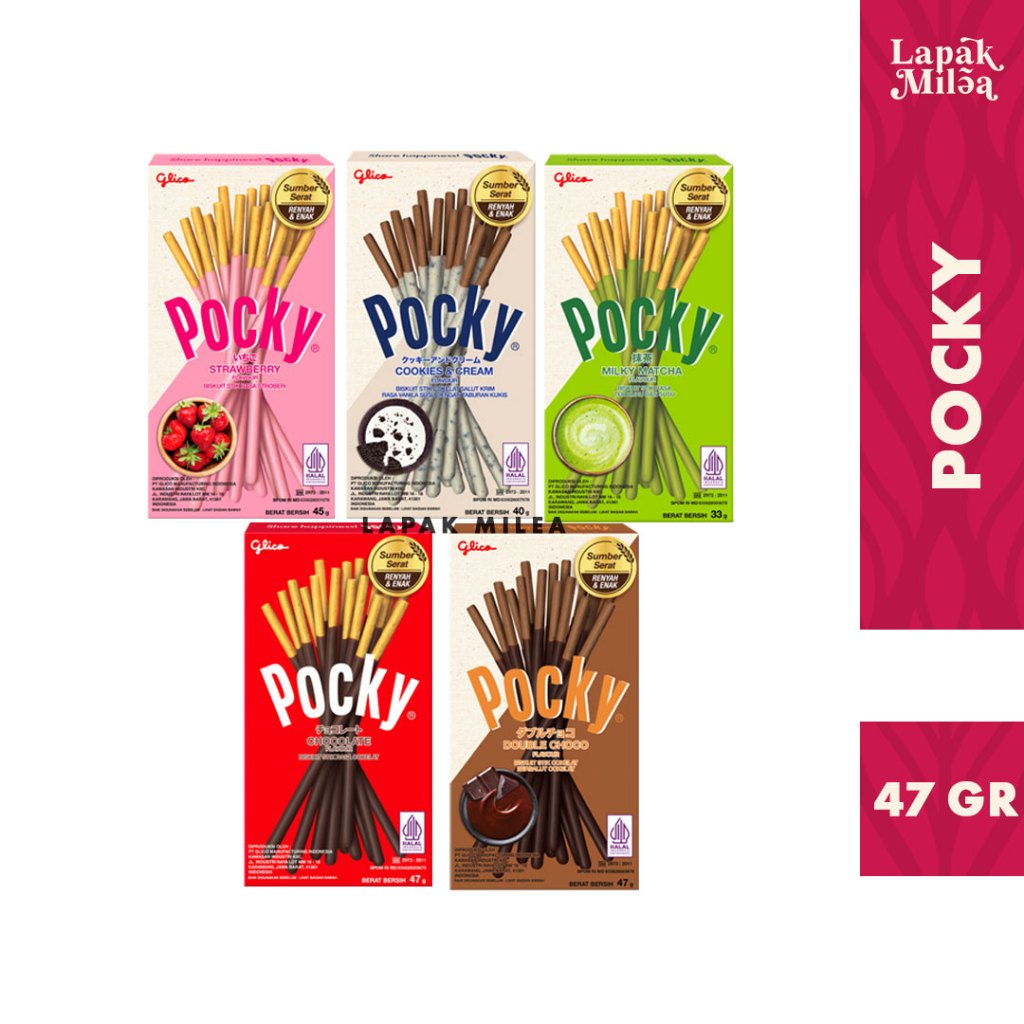 Glico Pocky Regular - Chocolate Coated Stick Biscuits | Shopee Malaysia