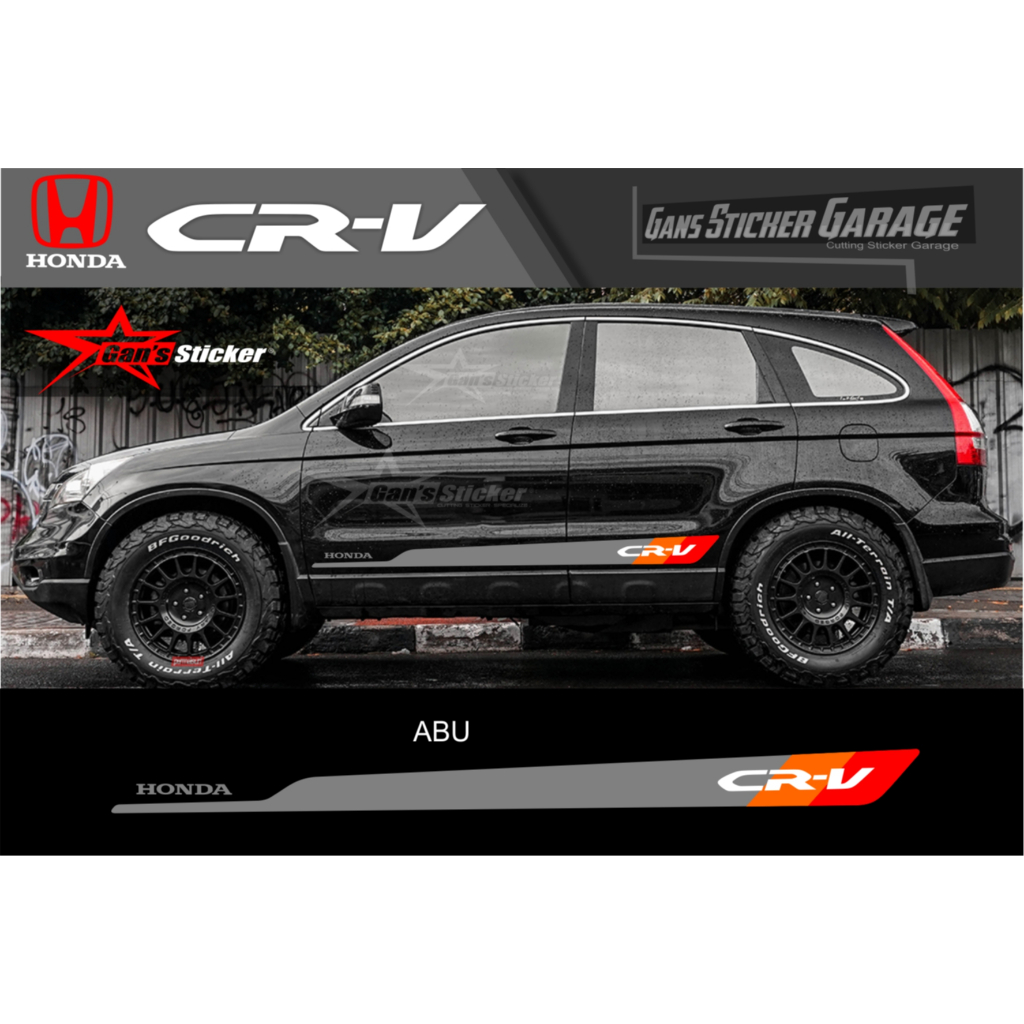 VARIATION OF HONDA CR-V GEN 3 STICKERS HONDA CR-V ACCESSORIES CUSTOM ...
