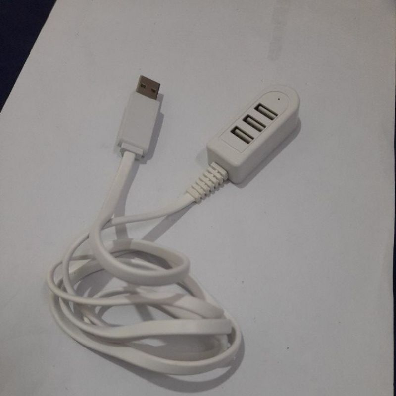 PUTIH Usb Port 3 in 1 white fast USB HUB | Shopee Malaysia