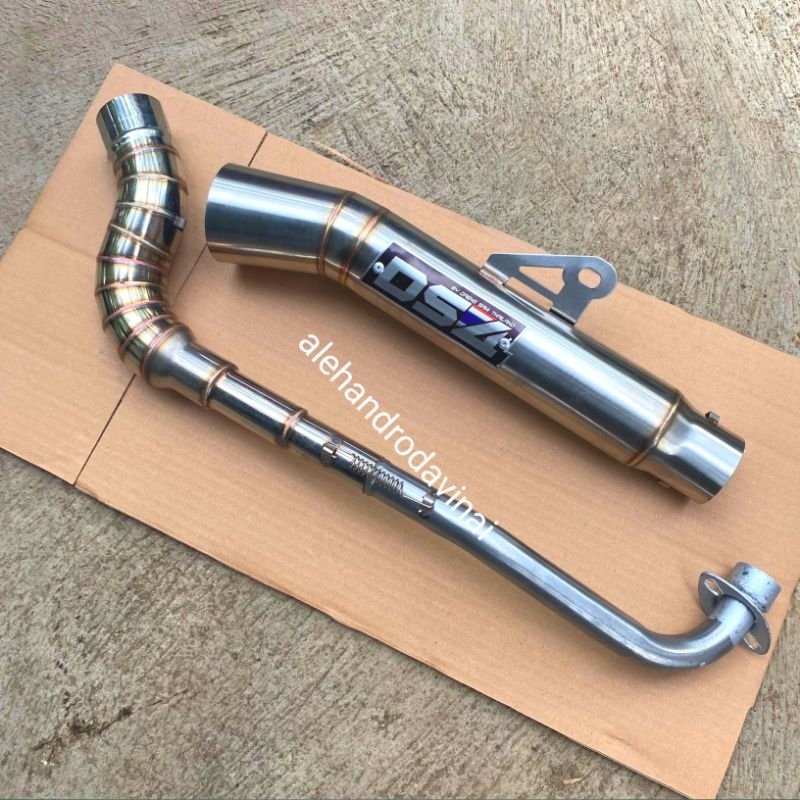 Exhaust 1Sett Open spec DS4 For pipe Smash110/115 Raider j 115 RS125 ...