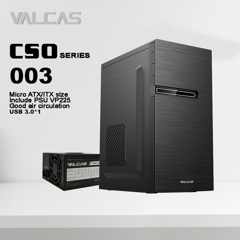 Aula Valcas VC03 M-ATX USB 3.0 Office PC Case Includes 500Watt PSU ...