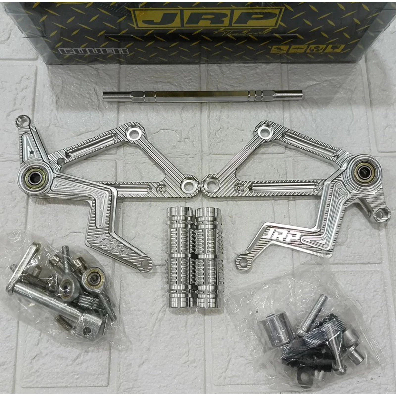 Footstep Underbone JRP RACING Ninja150 Tromol Double Disc model DKT ...