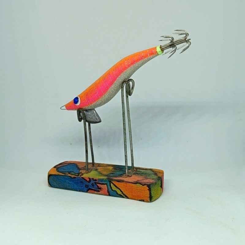 Handmade Balinese Squidjig Egi / Balinese Shrimp (Can request color ...