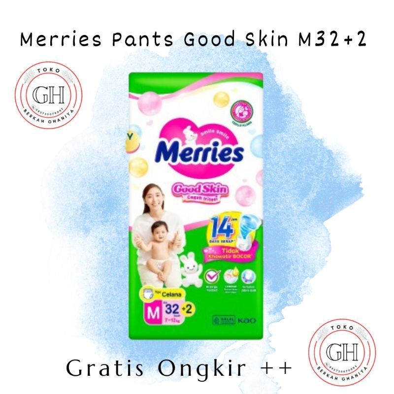 Merries Good Skin M32 pants type | Shopee Malaysia