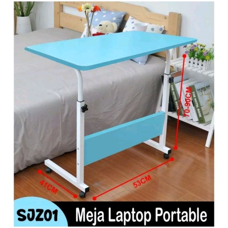 Adjustable Folding Laptop Table Portable Rotate Folding Study Table ...