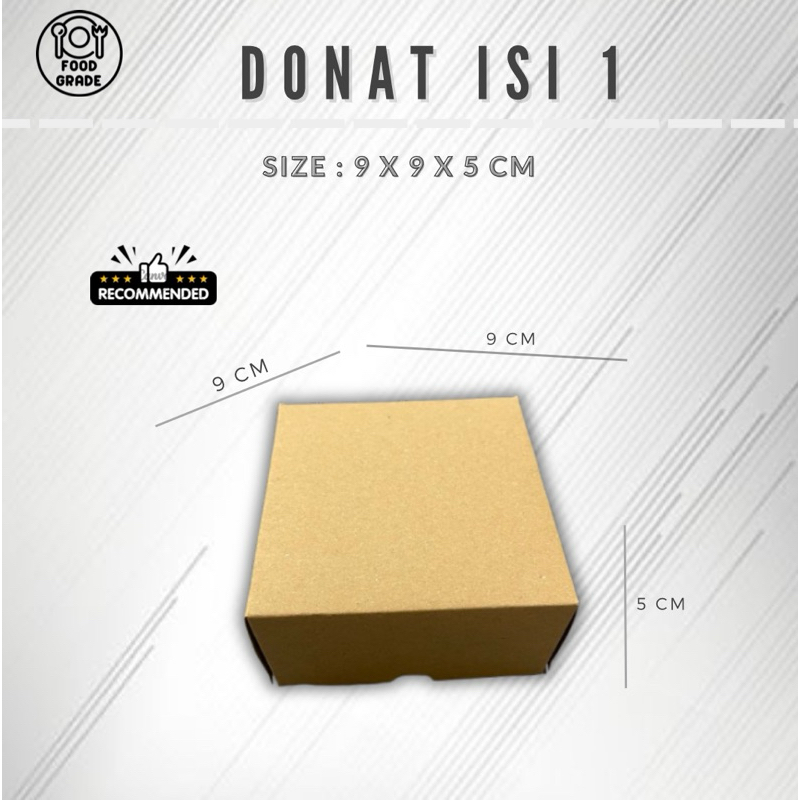 Donut packaging contains 1 - Donut Box contains 1 craft - Donut Box ...