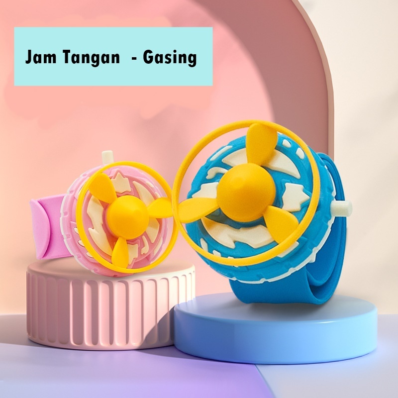 Flying Saucer Top Watch Toy Propeller Fan Band Outdoor Wristband Toy ...