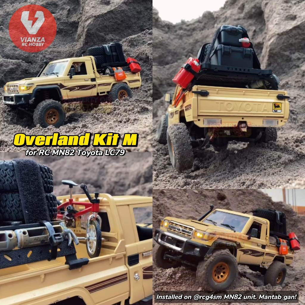 Vianza Overland Kit M - MEDIUM for RC MN82 LC79 scale 1/12 | Shopee ...