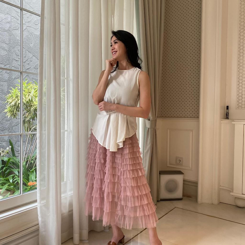 Agusta Premium Skirt Queen of Skirts Long Bottoms Skirt Women Skirt Korean Style Dearsista Shopee Malaysia