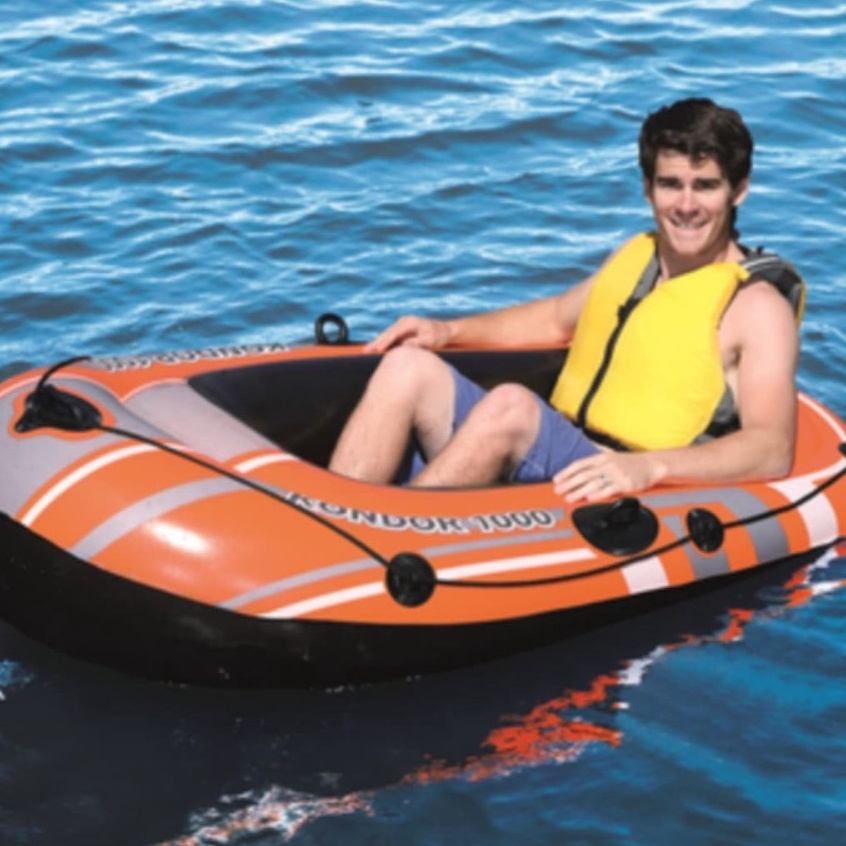 Chase Irit Bestway 6199 Hydro Force Raft Orange Children's Swimming ...