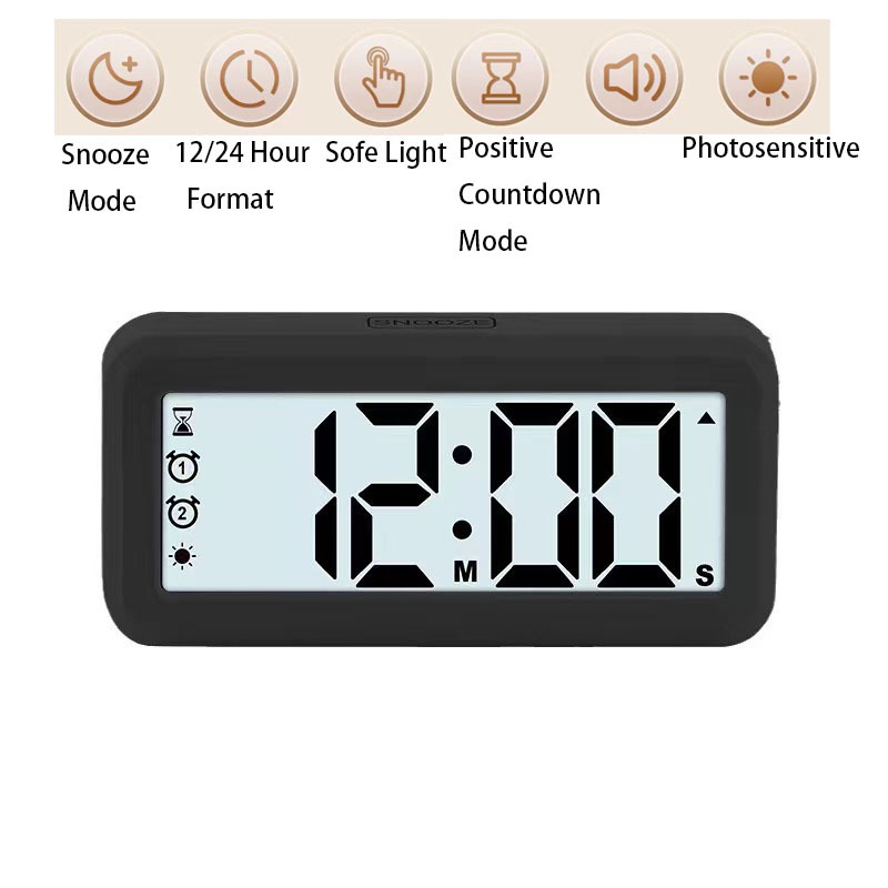 New upgrade Smart Desk Clock / Digital Alarm Clock Desktop Smart Clock ...