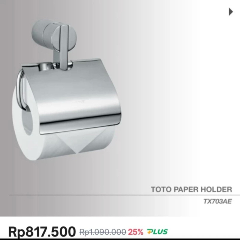 Toto TX703AE PAPER HOLDER | Toto TX703AE TOILET TISSUE Holder (New ...