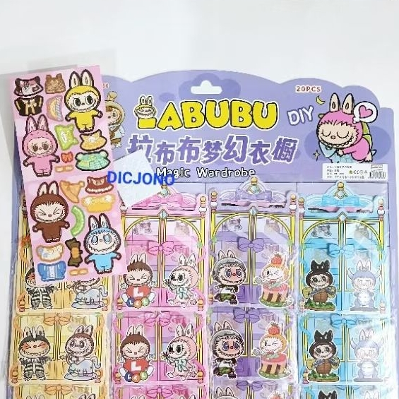 Stickers for Palaces, Castles, Labubu Character Trains | Shopee Malaysia