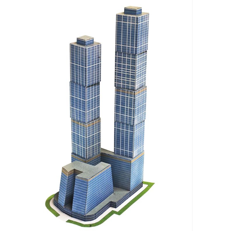 1500 scale tiered building papercraft pattern sheet (3OP-E5) | Shopee ...