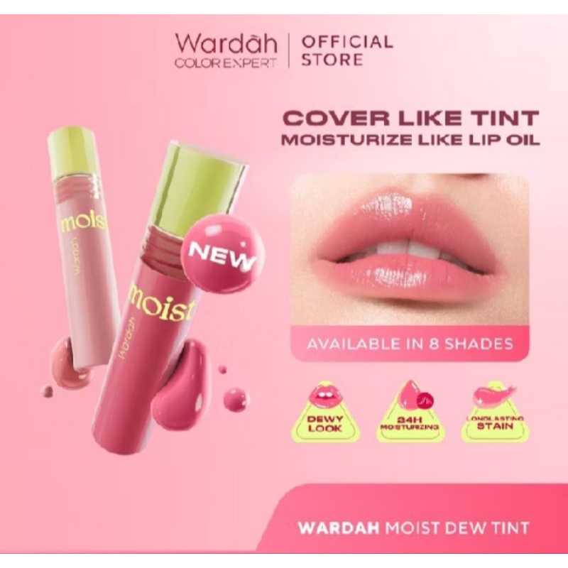 READY Ready TO SEND WARDAH DEW MOIST TINT LIP TINT Shopee Malaysia