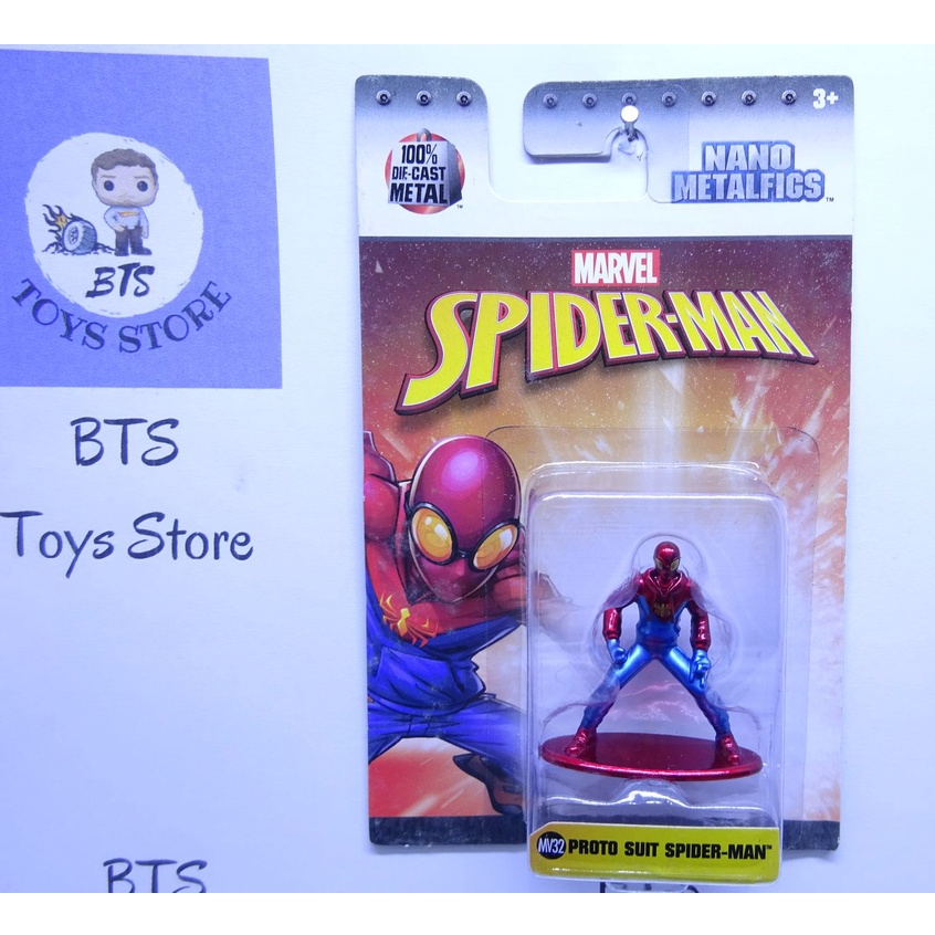 Marvel Spider-Man Nano Metalfigs – 5er Pack Aus Metall, Detailreich & Sammelwürdig
