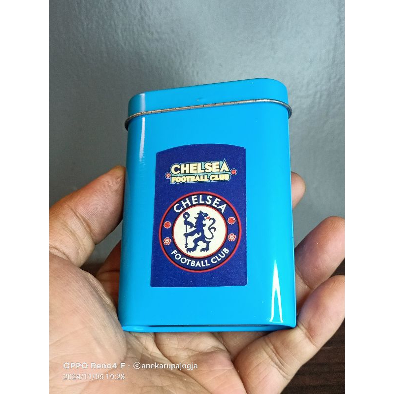 Chelsea football club logo tin box / football merchandise | Shopee Malaysia
