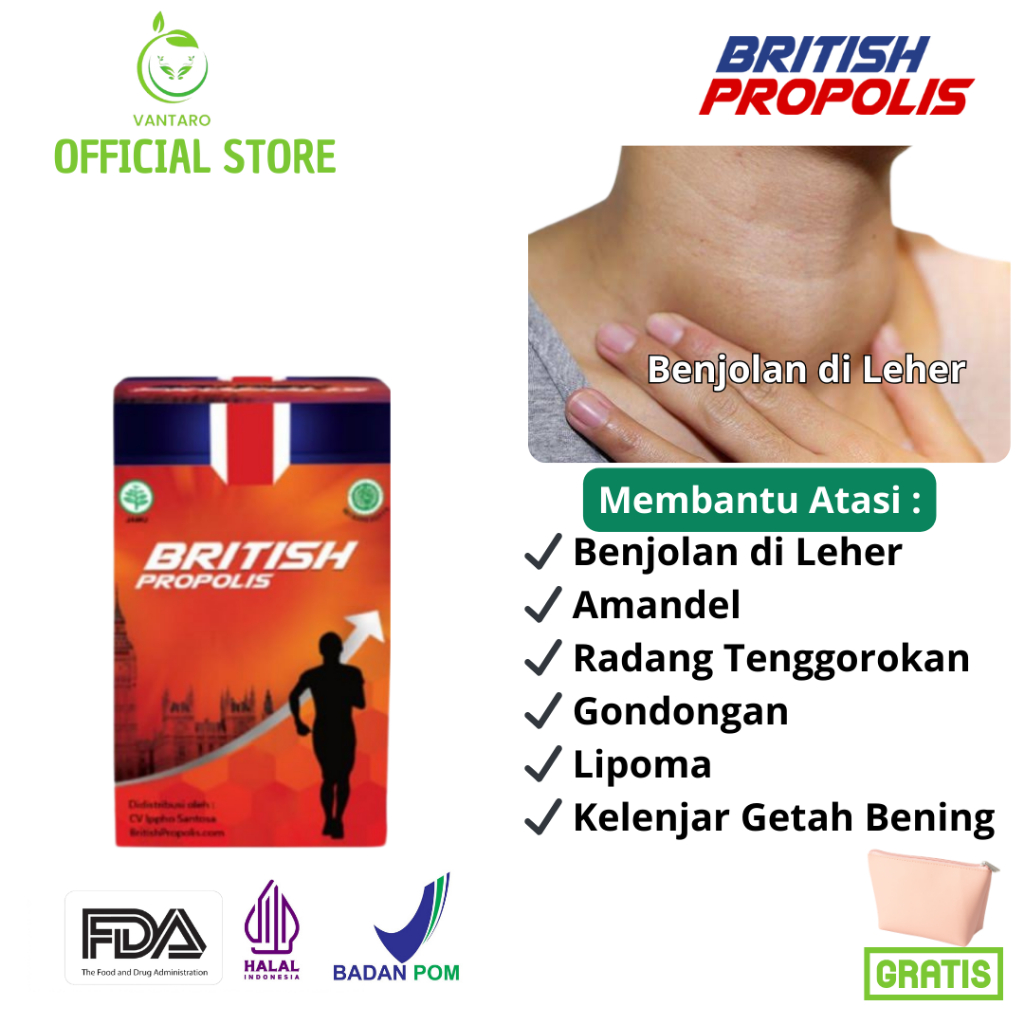 British Propolis Original Herbal Neck Lumps Breast Lipoma | Shopee Malaysia